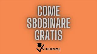 UNIVERSITÀ  COME SBOBINARE GRATIS FARE RIASSUNTI UNIVERSITARI AUTOMATICAMENTE E VELOCE [upl. by Balcke]