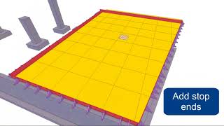 Concrete Formwork Planning for Slabs Next Level  Tekla Structures [upl. by Nylauqcaj651]