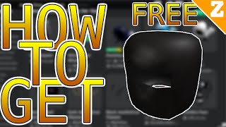 How to get the NINJA MASK OF SHADOWS HAT for FREE ROBLOX [upl. by Oznecniv]