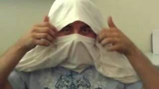 How To Make A TShirt Ninja Mask [upl. by Ynohtn116]