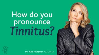 How do you pronounce tinnitus [upl. by Essyle]