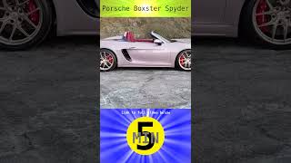 Porsche Boxster Spyder  Short [upl. by Etam]