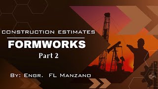 Construction Estimates Formworks Part 2 Footing formworks [upl. by Nosredna482]