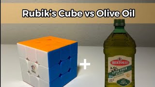 Rubik’s Cube vs Olive Oil  Will It Lube Episode 2 [upl. by Latsyrd527]