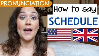 How to Pronounce SCHEDULE US UK amp Australian pronunciation [upl. by Clynes]