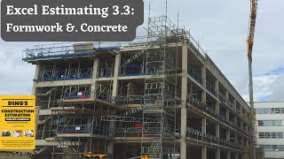 Excel Estimating 33 Formwork amp Concrete [upl. by Eiser]