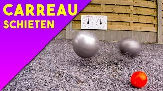 hoe SCHIET je een CARREAU PETANQUE TECHNIEK [upl. by Warder]