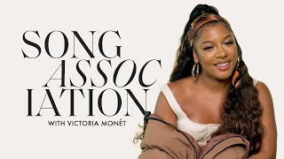 Victoria Monét Sings quotMomentquot Lucky Daye amp Sade in a Game of Song Association  ELLE [upl. by Richards]