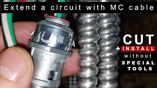 How to install strip and cut MC cable with no special tools [upl. by Nnyw]