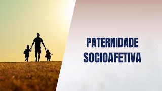 Paternidade socioafetiva [upl. by Malamut]