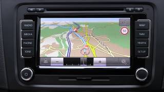 Erstkontakt VW RNS 510  Navigation MAPNAVTRAFFIC [upl. by Matuag]