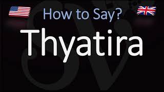 How to Pronounce Thyatira CORRECTLY [upl. by Haleemaj54]