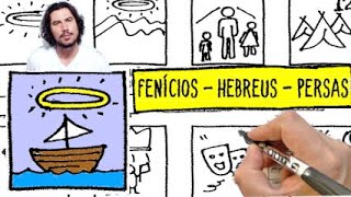 FENÍCIOS HEBREUS E PERSAS  Resumo Desenhado [upl. by Kallman]