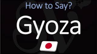 How to Pronounce Gyoza CORRECTLY [upl. by Rem270]