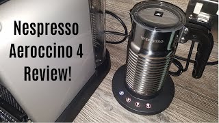 Nespresso Aeroccino 4 Milk Frother Review  Worth upgrading from the Aeroccino 3 [upl. by Tuckie919]