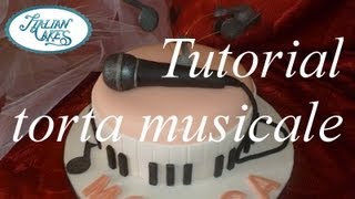 Torta di compleanno quotmusicalequot birthday cake by ItalianCakes [upl. by Cheyne]