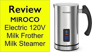 Review Miroco Milk Frother  How to make froth milk at home [upl. by Lraed]