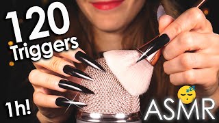 ASMR 120 Best Triggers For Sleep amp Deep Relaxation 😴 1Hr No Talking [upl. by Reffotsirhc]