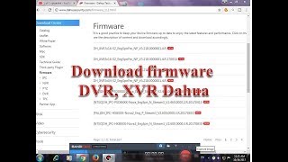 How To Download Firmware DVR XVR Dahua To Update [upl. by Reilamag]