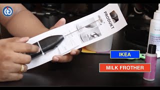 IKEA MILK FROTHER Review amp Battery Installation [upl. by Harwill]