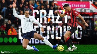 Crazy Football Defensive Skills amp Tackles  2020  HD [upl. by Lerim149]