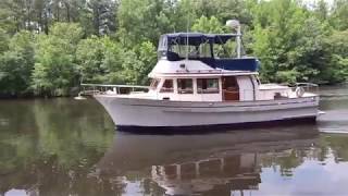 Albin 36 Trawler 1989 MORNING STAR SOLD by Parker Griffo July 2017 [upl. by Phaedra799]