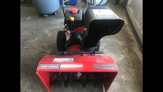 Craftsman Snow Blower Wont Start [upl. by Longerich]