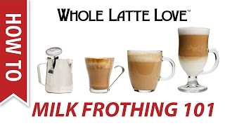 Milk Frothing for Beginners [upl. by Skipp]