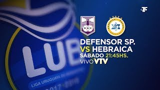 Fecha 12  Defensor Sp vs Hebraica Macabi [upl. by Ozzy]