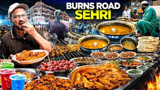 Nihari at Waheed Kabab  Burns Road Ramadan Street Food  Best Sehri in Karachi Pakistan [upl. by Bourn74]