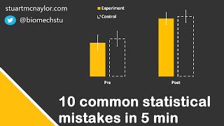 Ten Statistical Mistakes in 5 Min [upl. by Elleiram779]