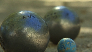 The French game of pétanque an institution in Provence [upl. by Renba83]