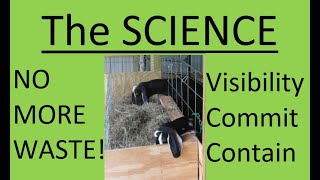 FINALLY The Science Behind a No Waste Hay Feeder for Goats In Depth Version [upl. by Delainey]