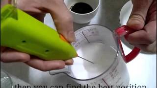 How To Make Latte Art with Mini Milk Frother [upl. by Elery]