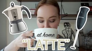 HOW TO MAKE A quotLATTEquot AT HOME moka pot  frother [upl. by Melda]