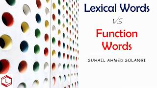 Lexical Words vs Function Words [upl. by Enyalb]