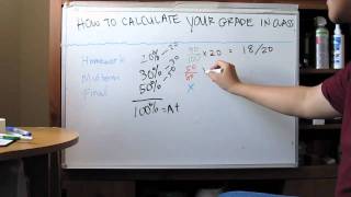 How to Calculate Your Grade in a Class [upl. by Nert630]