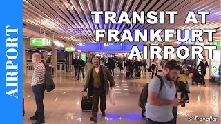 TRANSIT WALK AT FRANKFURT Airport FRA Terminal 1  Connection Flight Transfer Arriving amp Departing [upl. by Danielson]