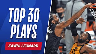 Kawhi Leonards 30 BEST PLAYS  NBABirthdays 🎂 [upl. by Cirtap]