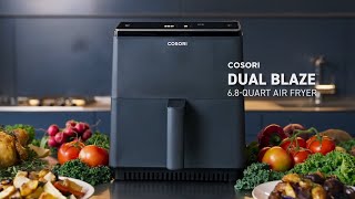 Meet the COSORI® Dual Blaze Smart Air Fryer [upl. by Nylodam]