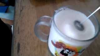 Aerolatte Review Frothing Cold Milk In Under 1 Minute [upl. by Nivra806]