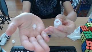 How to Make Speed Cube Lubricant Easy [upl. by Htebazie]